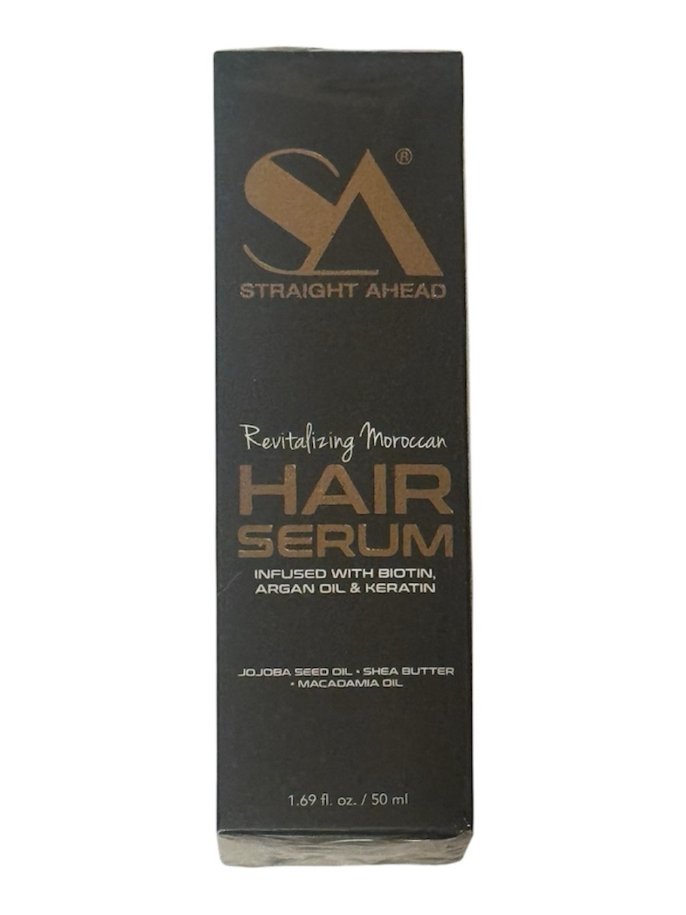 Straight Ahead Revitalizing Moroccan Hair Serum - Brown & Gold 📦
